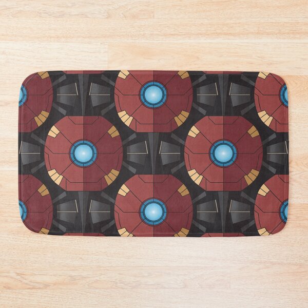 Item preview, Arc Reactor Seamless Pattern - Hero Helmet Repeat Design designed and sold by Midnight Veil Designs.