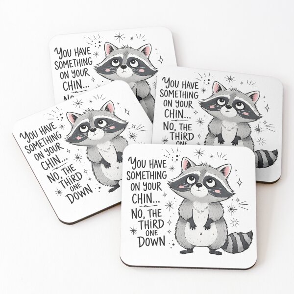 Item preview, Everything Was Going Fine Raccoon Tee designed and sold by CoolTShirtDesign.