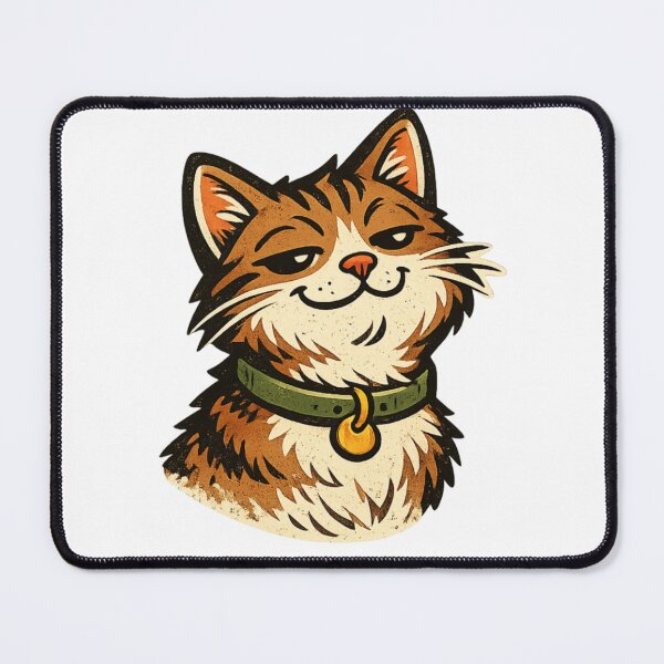 Item preview, Smug Rescue Cat Sticker designed and sold by TheCrookedFern.