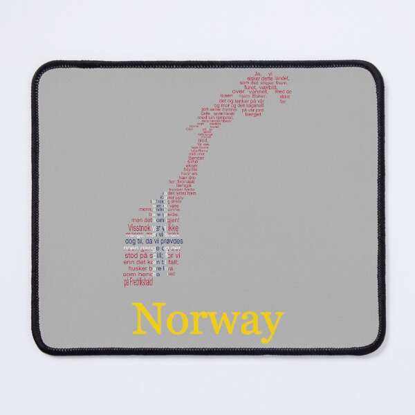 Item preview, Norway Anthem Map & Flag - Ja vi elsker dette landet designed and sold by JR78.
