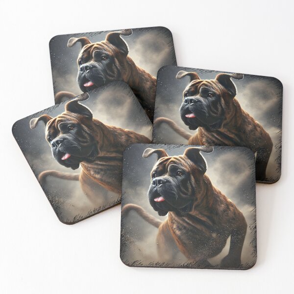 Item preview, Boxer Dog in Motion – Powerful Cinematic Animal Art designed and sold by thor81pl.