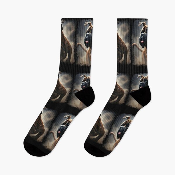 Item preview, Boxer Dog in Motion – Powerful Cinematic Animal Art designed and sold by thor81pl.