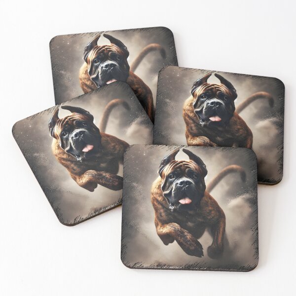 Item preview, Boxer Dog in Motion – Powerful Cinematic Animal Art designed and sold by thor81pl.