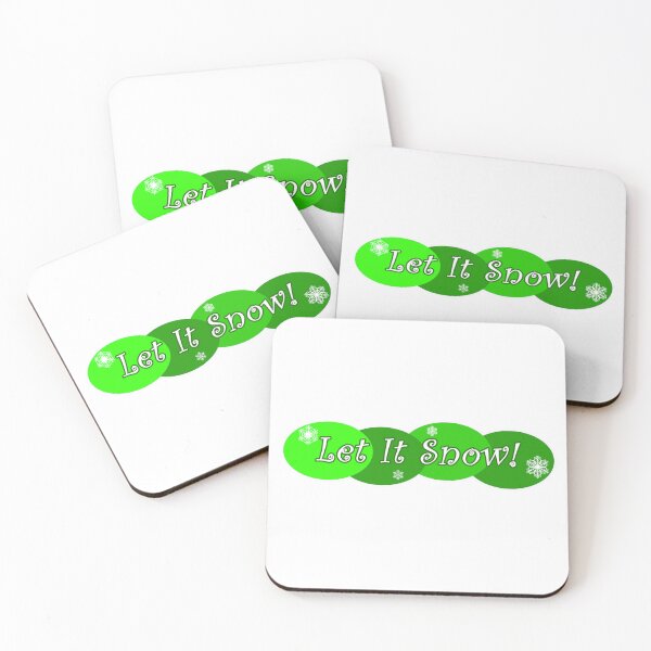 Item preview, Let It Snow Green designed and sold by Normbot2000.
