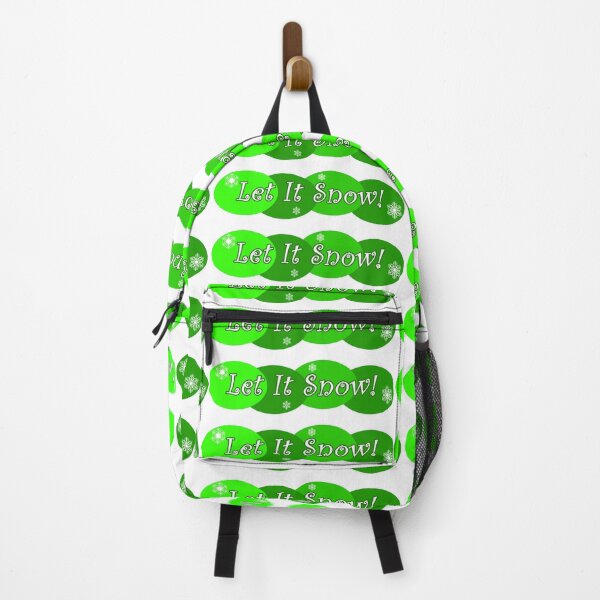 Item preview, Let It Snow Green designed and sold by Normbot2000.