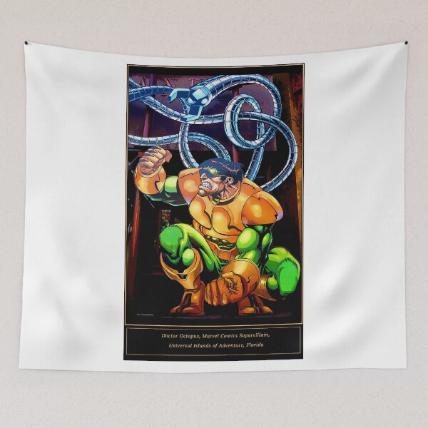 Item preview, Doctor Octopus, Marvel Comics Supervillain, Universal Islands of Adventure, Florida designed and sold by AMacGPhilly.
