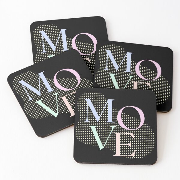 Item preview, Move Typography Design | Bold Motivational Action Word Aesthetic designed and sold by Qosz Collective.