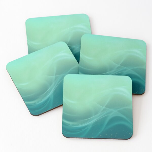 Item preview, Emerald Ocean Mist Abstract designed and sold by Kate1art.