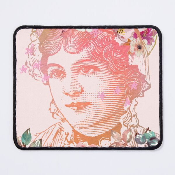 Item preview, Ready for spring Victorian Woman Lineart Collage designed and sold by mooncakekaro.