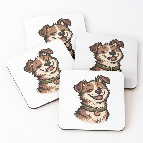 Item preview, Smug Rescue Dog Sticker designed and sold by TheCrookedFern.