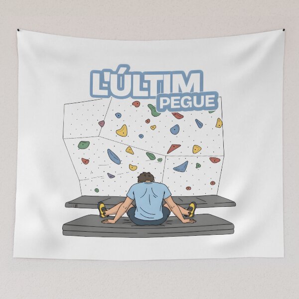 Item preview, The Last Go - Funny Bouldering Gym & Indoor Climbing Art designed and sold by LoopassVD.