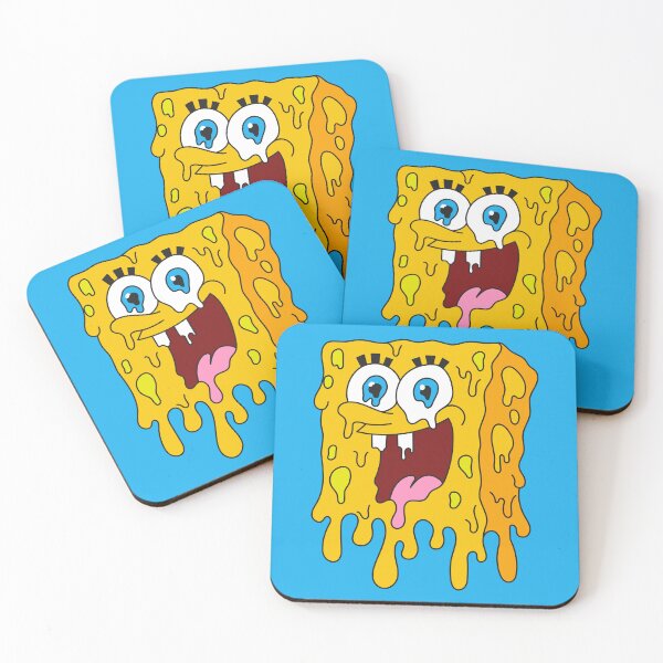 Item preview, Melting SpongeBob Cartoon Face Illustration designed and sold by Seven Design.