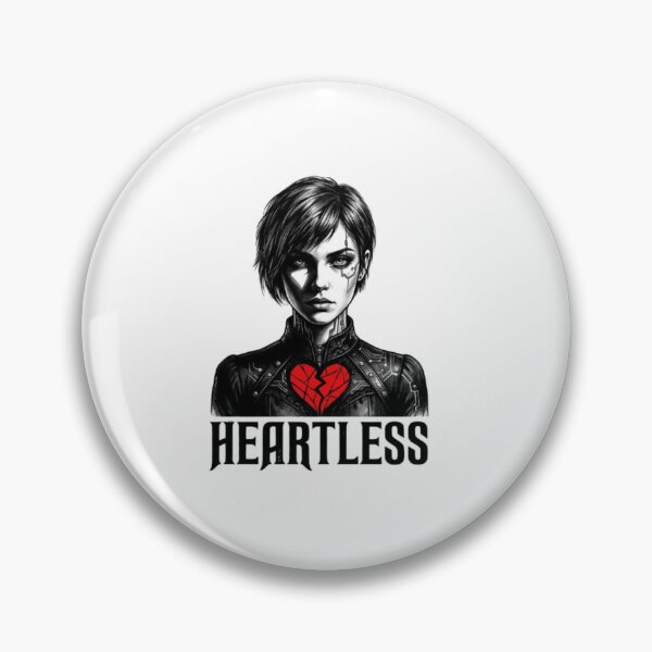 Item preview, Heartless Dark Feminine Gothic Graphic Design designed and sold by Imaginarium of Chaos falcon88 .