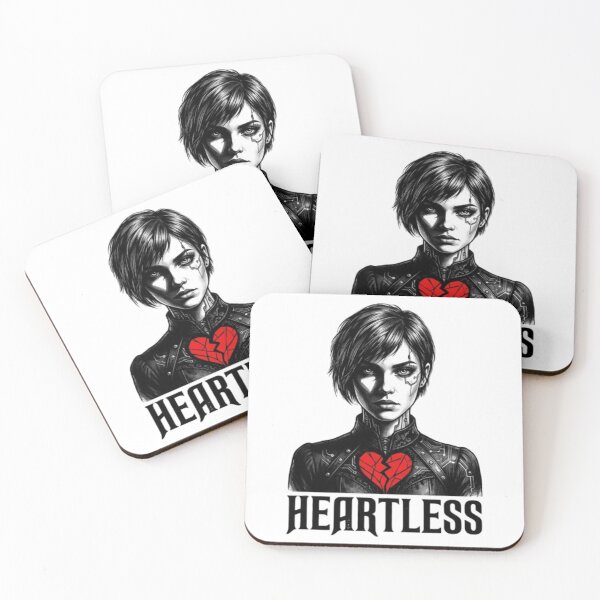 Item preview, Heartless Dark Feminine Gothic Graphic Design designed and sold by Imaginarium of Chaos falcon88 .