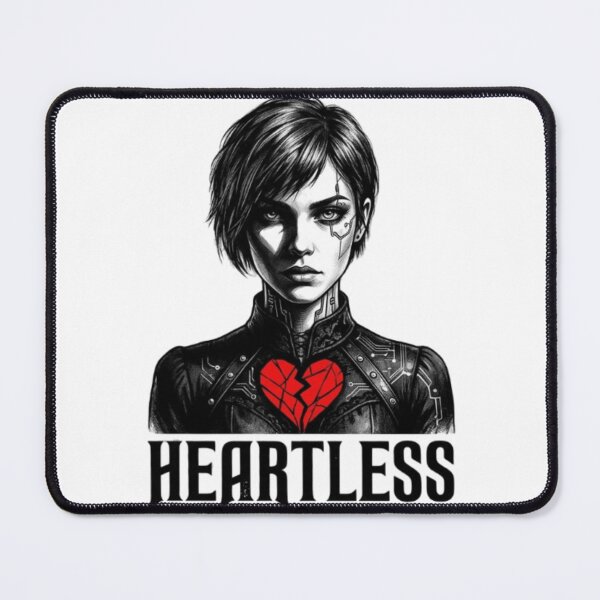 Item preview, Heartless Dark Feminine Gothic Graphic Design designed and sold by Imaginarium of Chaos falcon88 .
