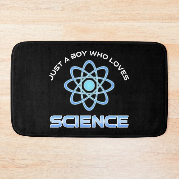 Item preview, Just A Boy Who Loves Science designed and sold by Cat Lady Designs.