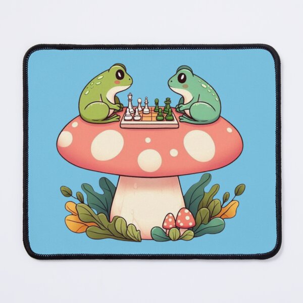 Item preview, Chess Frogs on Mushroom – Fantasy Design designed and sold by Dogandesighn.