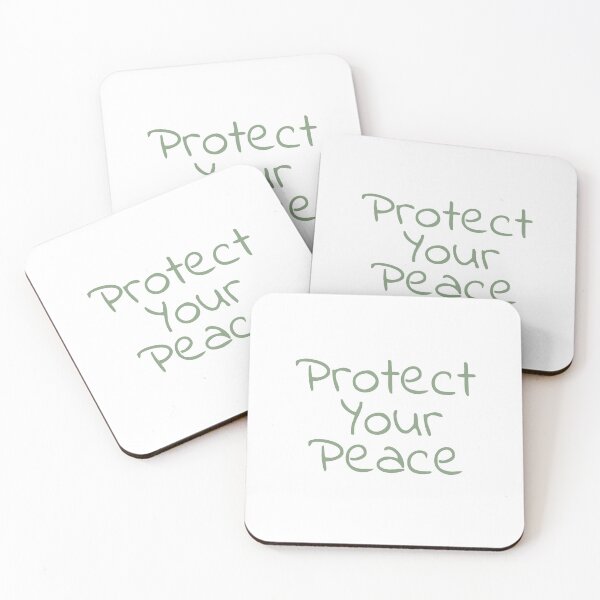 Item preview, Protect Your Peace - Minimalist Boho Typography designed and sold by Pansilu Designs.