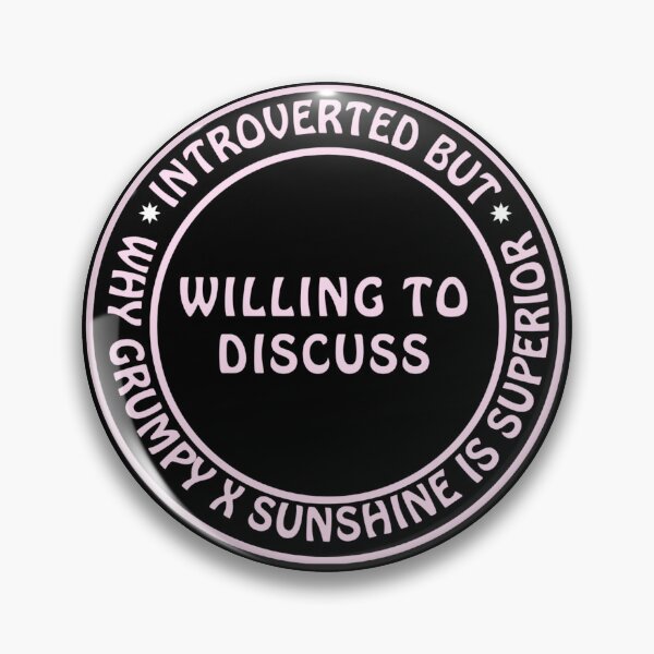 Item preview, Grumpy sunshine book trope designed and sold by BookishBoutique  Bliss.