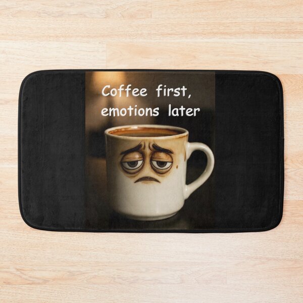 Item preview, Coffee First, Emotions Later - Tired Coffee Mug designed and sold by HALYNA070824.