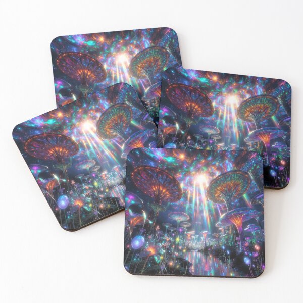 Item preview, The Cosmic Bioluminescent Grove designed and sold by RavenCrow444.