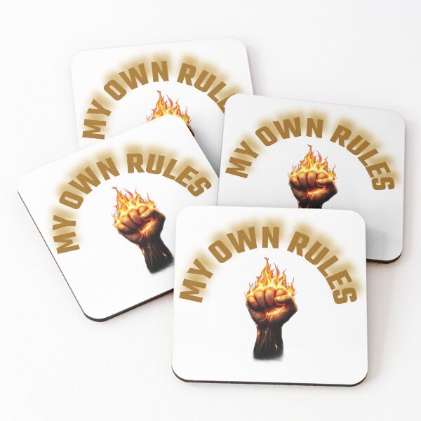 Item preview, My Own Rules – Bold Independence Quote designed and sold by Clintora.