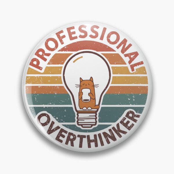 Item preview, Professional overthinker Cat  funny  gifts who love cats and identify with the overthinking mindset designed and sold by ketkacreations.