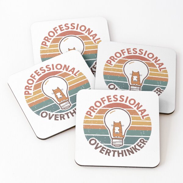 Item preview, Professional overthinker Cat  funny  gifts who love cats and identify with the overthinking mindset designed and sold by ketkacreations.