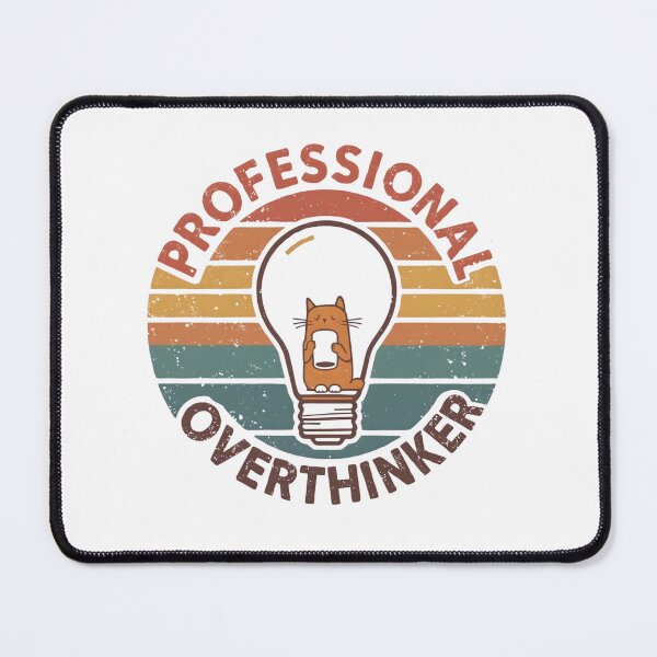 Item preview, Professional overthinker Cat funny gifts who love cats and identify with the overthinking mindset designed and sold by ketkacreations.