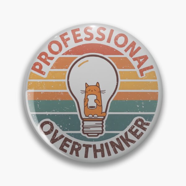 Item preview, Professional overthinker Cat  funny  gifts who love cats and identify with the overthinking mindset designed and sold by ketkacreations.