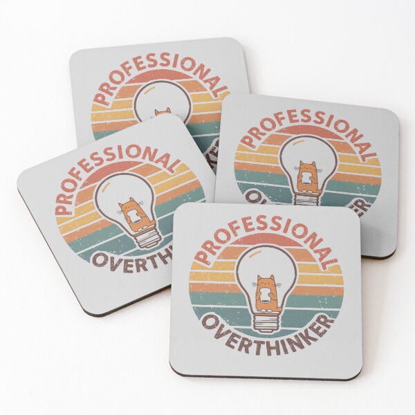 Item preview, Professional overthinker Cat  funny  gifts who love cats and identify with the overthinking mindset designed and sold by ketkacreations.