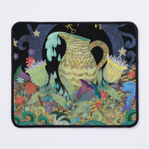 Item preview, Celestial Aquarius A Whimsical Zodiac Adventure designed and sold by phatlizzardart.
