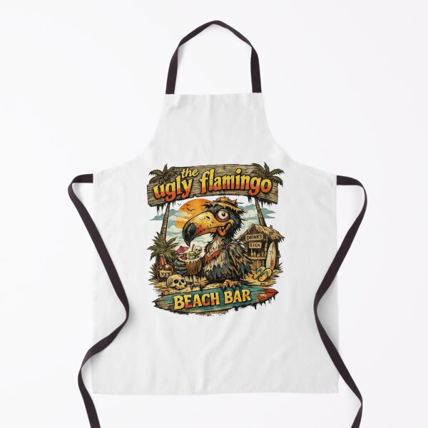 Item preview, The Ugly Flamingo Beach Bar designed and sold by Idrinkoutside.