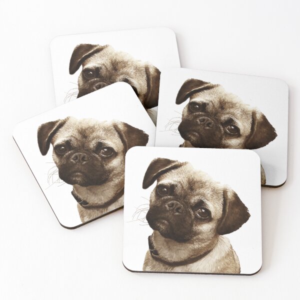 Item preview, Pug puppy dog Proceeds go to animal charities rescues designed and sold by AnimalFriends1.