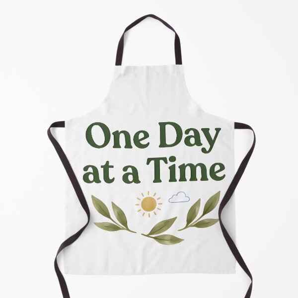 Item preview, One Day at a Time Minimalist Nature Quote Illustration designed and sold by blastercreation.