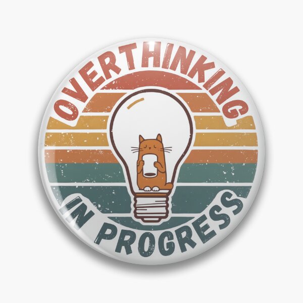 Item preview, Overthinker Cat  funny  gifts who love cats and identify with the overthinking mindset designed and sold by ketkacreations.