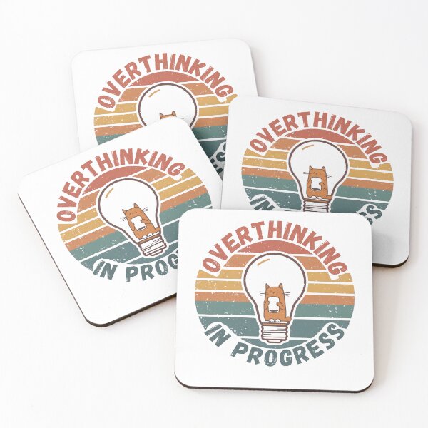 Item preview, Overthinker Cat  funny  gifts who love cats and identify with the overthinking mindset designed and sold by ketkacreations.
