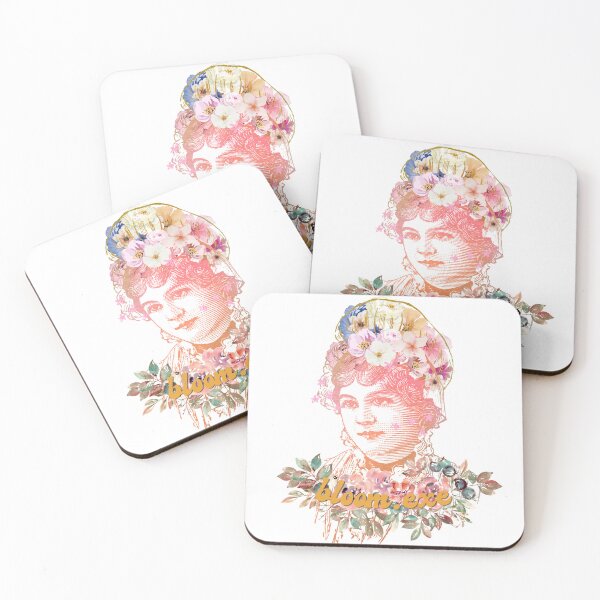 Item preview, Bloom.exe Pastel-colored Victorian Girl Collage designed and sold by mooncakekaro.