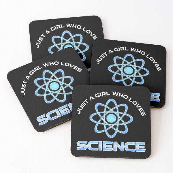 Item preview, Just A Girl Who Loves Science designed and sold by Cat Lady Designs.