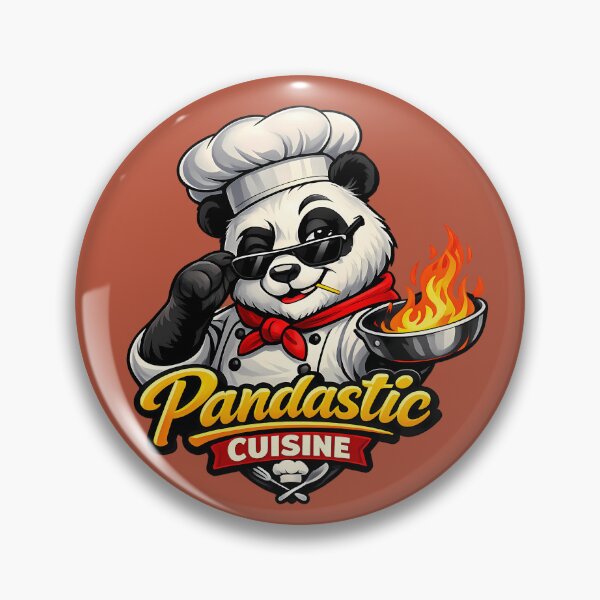 Item preview, Chef Panda Funny Cooking Cartoon Design, Cute Panda Cook Character for Food Lovers designed and sold by AuraloomAtelier.