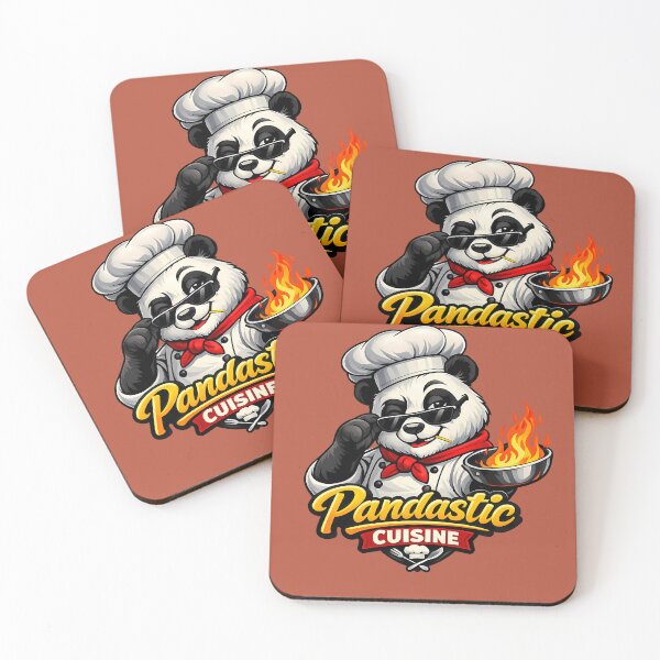 Item preview, Chef Panda Funny Cooking Cartoon Design, Cute Panda Cook Character for Food Lovers designed and sold by AuraloomAtelier.
