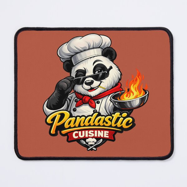 Item preview, Chef Panda Funny Cooking Cartoon Design, Cute Panda Cook Character for Food Lovers designed and sold by AuraloomAtelier.