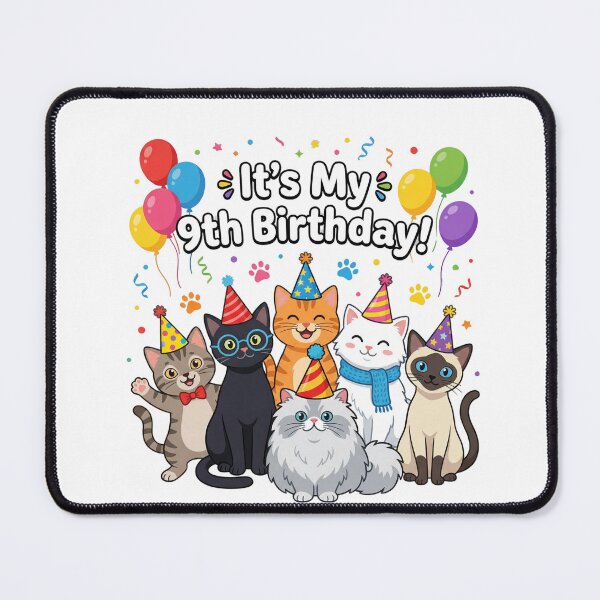 Item preview, Ninth Birthday Paw-ty Circle | Watercolor Dog Celebration | Canine Birthday Squad Design designed and sold by Furry_Birthday.