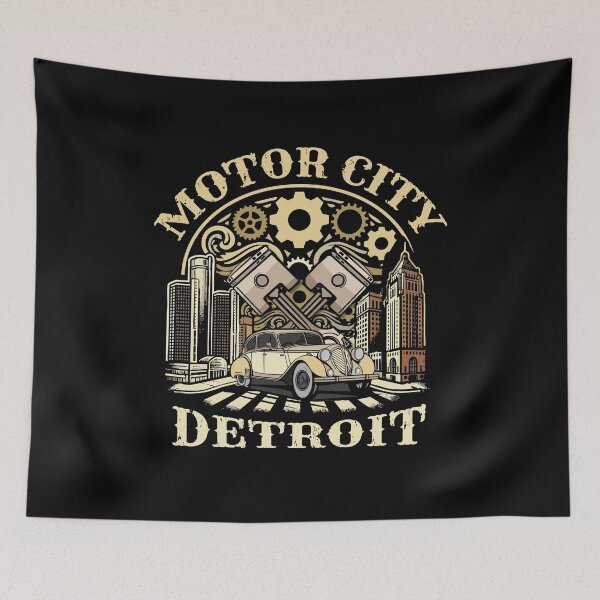 Item preview, Motor City Detroit Souvenir Cars Michigan Detroit designed and sold by DSWShirts.