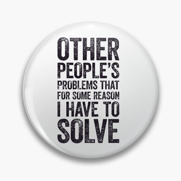 Item preview, Other People's Problems Notebook designed and sold by MaikBarbara.
