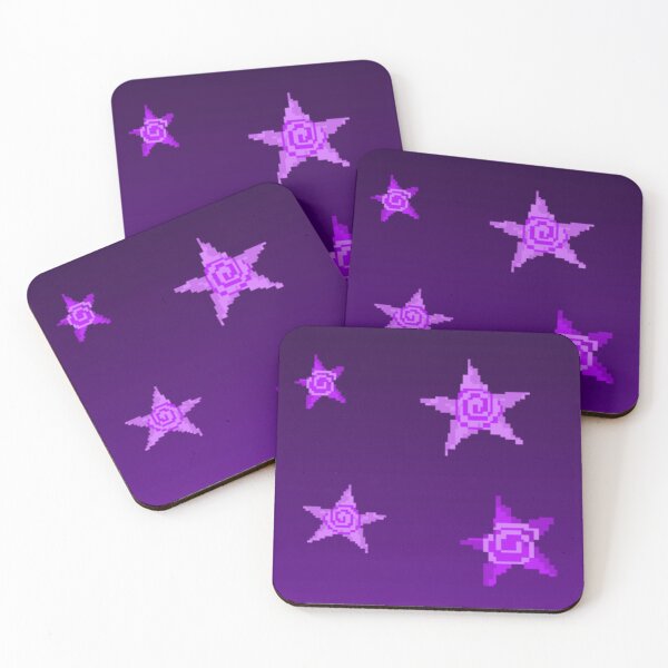 Item preview, Purple background print with stars. Pixel art. designed and sold by YaroshMaria.