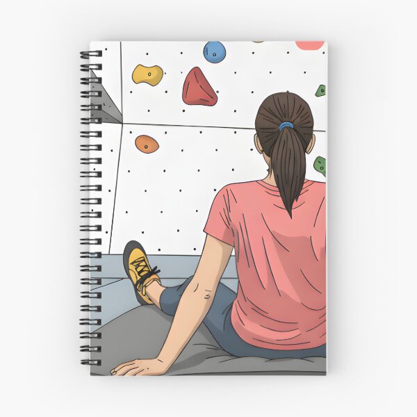 Item preview, The Last Go Girl - Funny Bouldering & Indoor Climbing Art designed and sold by LoopassVD.