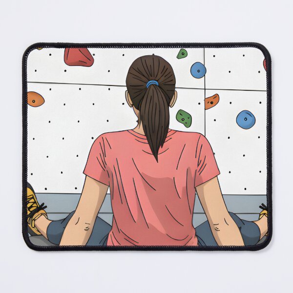 Item preview, The Last Go Girl - Funny Bouldering & Indoor Climbing Art designed and sold by LoopassVD.