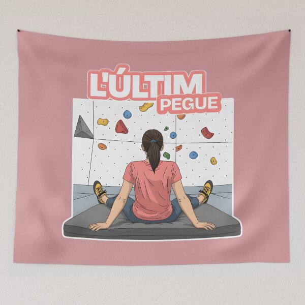 Item preview, The Last Go Girl - Funny Bouldering & Indoor Climbing Art designed and sold by LoopassVD.