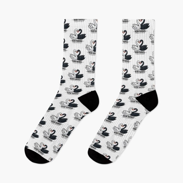 Item preview, Yin Yang Swans – Love & Balance Symbol (Black & White Swan Design) designed and sold by Be-You-Vibes.